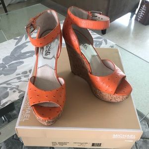 Michael Kors Ariana Wedges sz 7.5